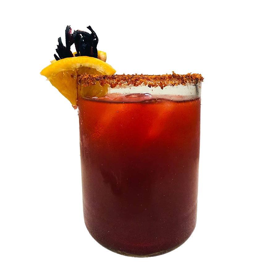 Cantarito de jamaica