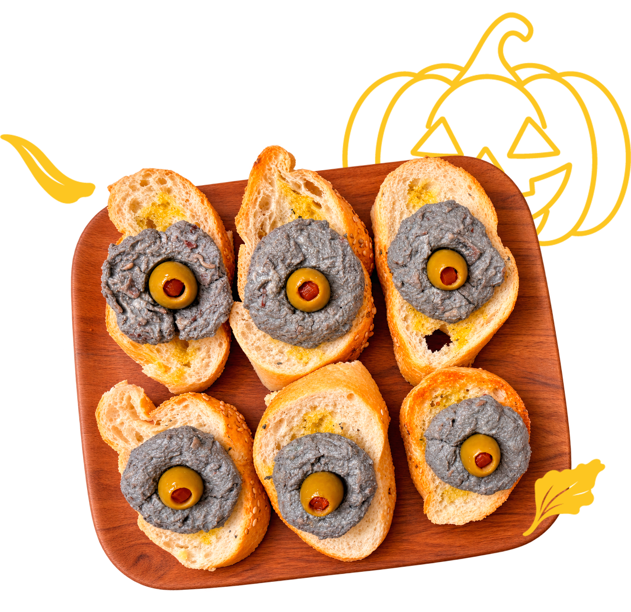 Pupilas de Monstruo, receta de Halloween de Fundación Herdez